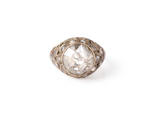 Auktion 153<br>PRÄCHTIGER ANTIKER DIAMANTRING