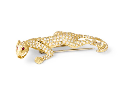 Bild BRILLANT PANTHER BROSCHE