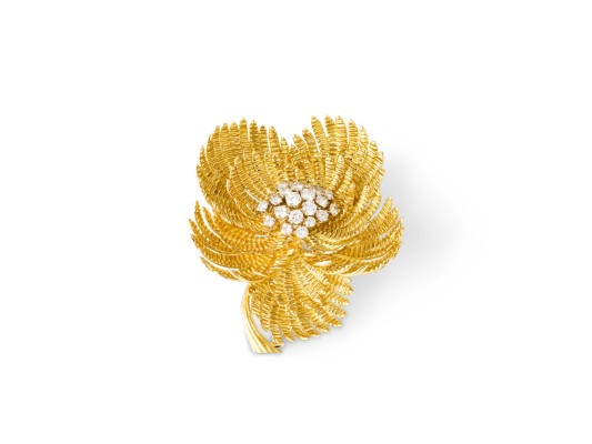 Bild BLÜTEN DIAMANT BROSCHE