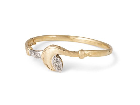 Bild SCHWUNGVOLLER BICOLOR ARMREIF