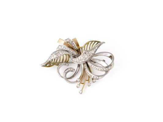 Picture BICOLOR BOUQUET BROSCHE