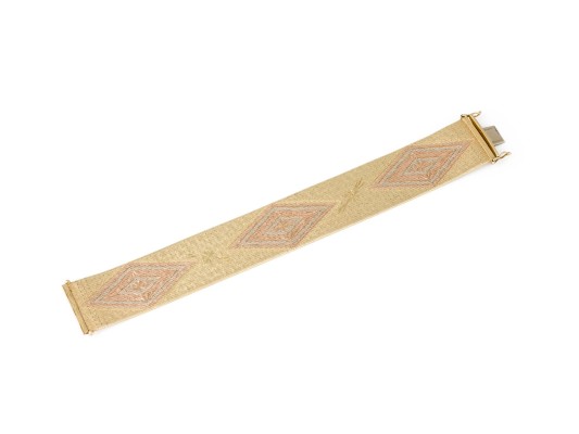 Picture BREITES MASSIVES TRICOLOR ARMBAND