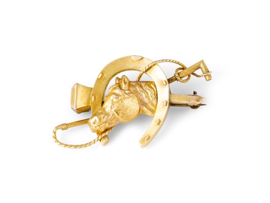 Picture PFERDE BROSCHE