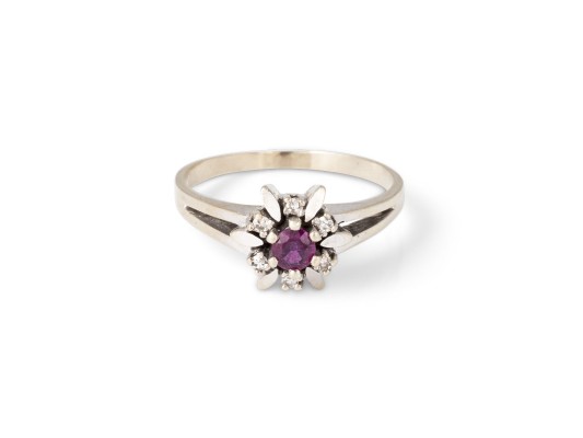 Bild SAPHIR DIAMANT ENTOURAGE RING