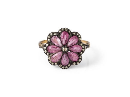 Bild ANTIKER BLUMEN RING