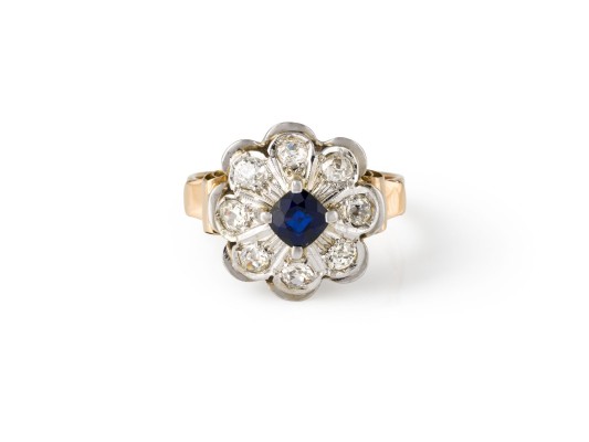 Picture SAPHIR BLUMEN RING