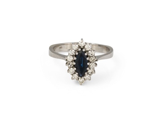 Bild MARQUISE SAPHIR RING