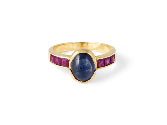 Bild SAPHIR - RUBIN RING