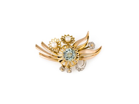 Bild FLORALE BROSCHE