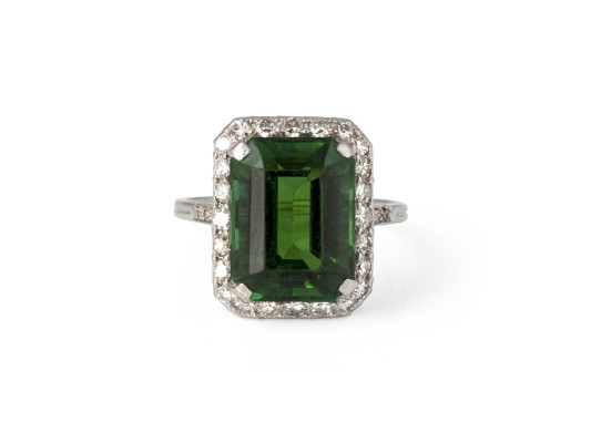 Picture TURMALIN ENTOURAGE RING