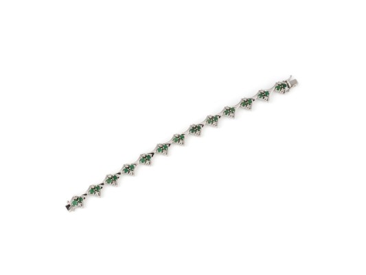 Picture SMARAGD DIAMANT ARMBAND