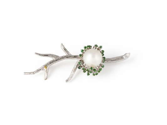 Bild PERLEN AST BROSCHE