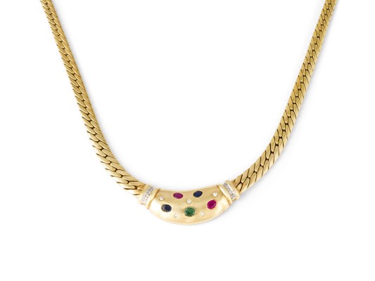 Bild BRILLANT FARBSTEIN COLLIER