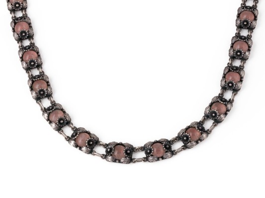 Picture FLORALES ROSENQUARZ COLLIER