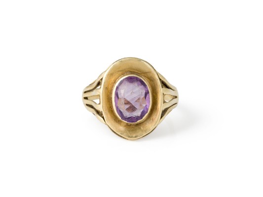 Bild OVALER AMETHYST RING