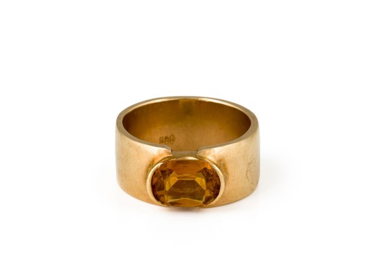 Bild BREITER TOPAS BAND RING