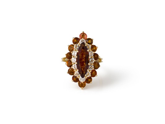 Bild IMPOSANTER MADEIRA CITRIN RING