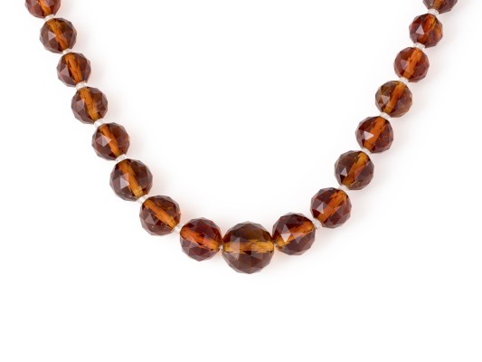 Picture 350.00 CT. MADEIRA CITRIN COLLIER