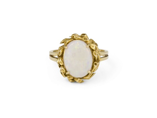 Bild OVALER OPAL RING