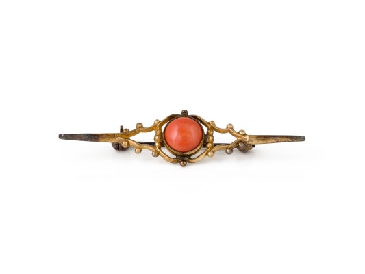 Bild ZIERVOLLE KORALLEN BROSCHE