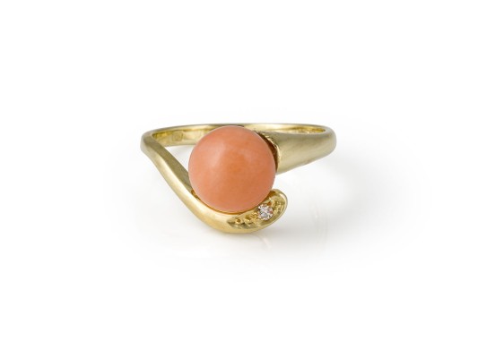 Picture KORALLEN-KUGEL RING