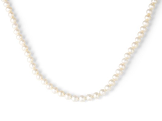 Bild GEKNÜPFTES AKOYA PERLEN COLLIER 100 CM 8 MM