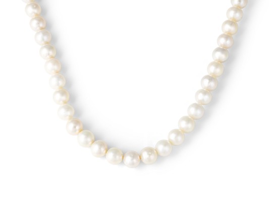Bild GROßES SÜßWASSER-PERLEN COLLIER 90 CM 11 MM