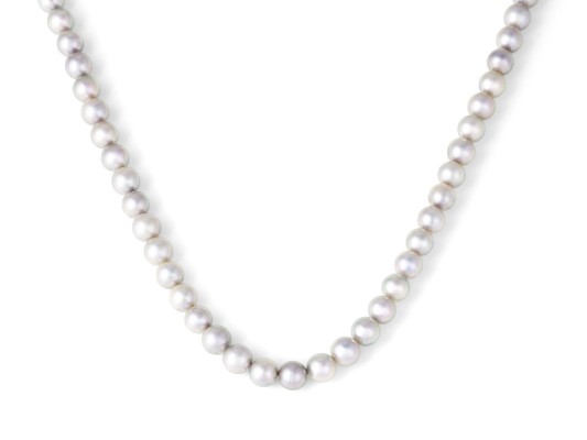Bild HELLGRAUE AKOYA PERLEN COLLIER