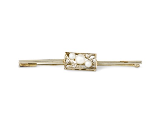 Bild PERLEN STAB BROSCHE