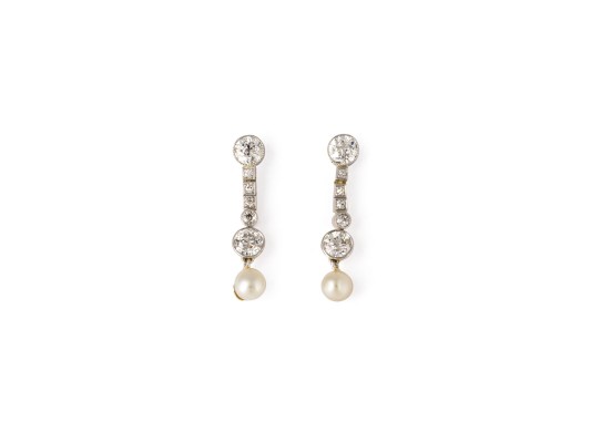 Picture LANGE ART DÈCO OHR HÄNGER