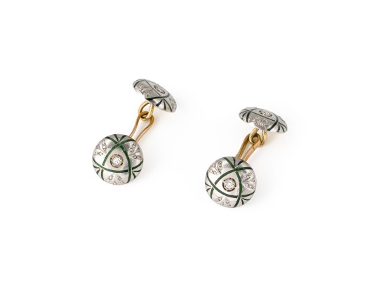 Picture EMAILLIERTE MANSCHETTEN KNÖPFE