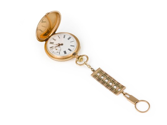Auction 153<br>TASCHENUHR AN KETTE 'REMONTOIR'