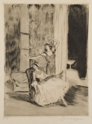 Picture 'TAMARA KARSAWINA UND VASLAV NIJINSKY IN 'LE SPECTRE DE LA ROSE'' (1914)