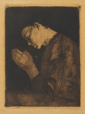 Picture 'BETENDES MÄDCHEN' (1892/1918)