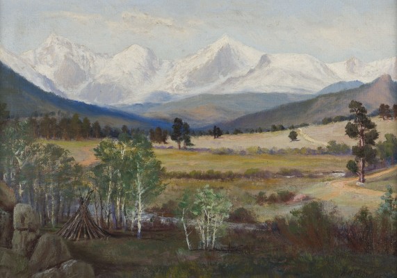 Auction 154<br>'THE SNOWY RANGE ESTES PARK, COLO.' (1915)
