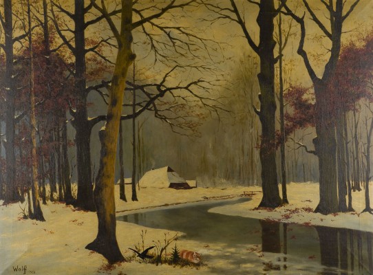 Picture WALDHÜTTE AM BACH (1926)