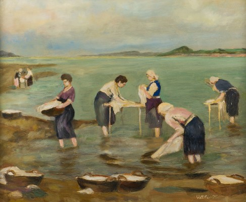 Picture WÄSCHERINNEN AM PLATTENSEE