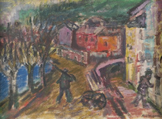 Picture SOLDATEN AUF EINER UFERSTRASSE