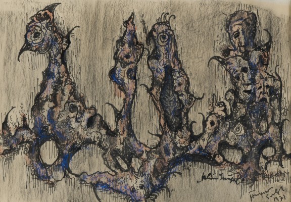 Auktion 154<br>KONVOLUT VON FÜNF ABSTRAKTEN ARBEITEN (1963-1971)