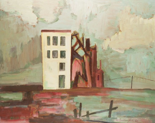 Bild 'VERLASSENER NEUBAU UND RUINE' (1961)