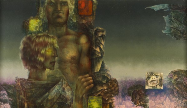 Picture ZWEI FIGUREN IN FANTASTISCHER LANDSCHAFT (1963/64)