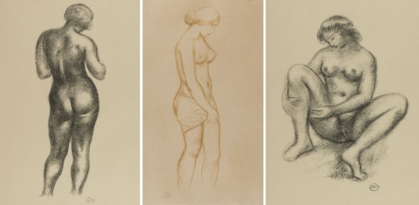 Auction 154<br>KONVOLUT VON 3 DAMENAKTEN