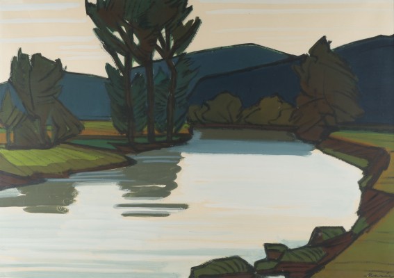 Picture 'DIE WERRA BEI WASUNGEN' (c. 1950/52)