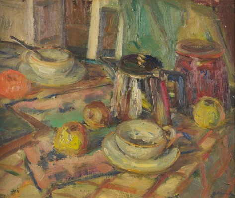 Picture STILLLEBEN MIT FRÜHSTÜCKSTISCH