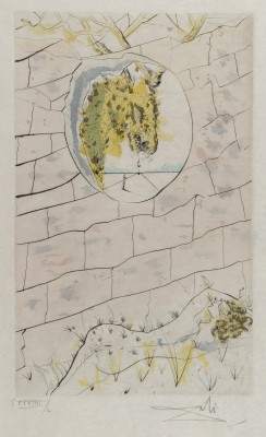 Bild 'DER GELIEBTE BLICKT DURCH DIE MAUERLÜCKE ALS HIRSCH' (1971)