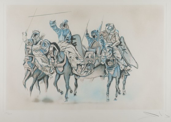 Bild BEDUINEN ZU PFERD (STUDIE FÜR DIE SCHLACHT VON TETUAN)