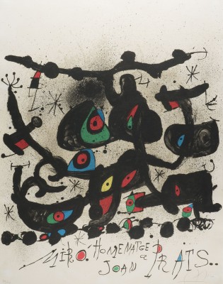 Bild PLAKAT FÜR DIE AUSSTELLUNG 'HOMENATGE A JOAN PRATS', SALA GASPAR, BARCELONA (1971)