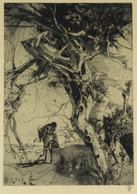 Auktion 154<br>PAAR RADIERUNGEN 'LANGENHORN' (1982) UND 'LIESELOTTEN-LAND' (1987)