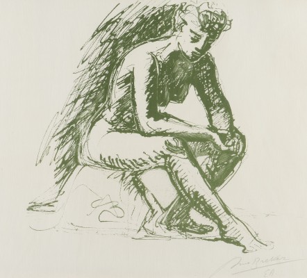 Bild SITZENDER FRAUENAKT