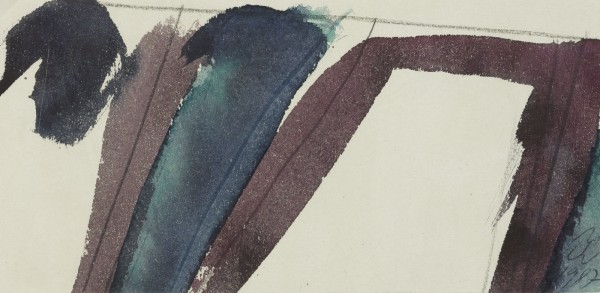 Auction 154<br>VIER ARBEITEN: ABSTRAKTION IN ROSA FARBEN, 1973. ABSTRAKTION, 1987. LANDSCHAFT, 1990. ABSTRAKTION